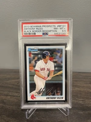 ANTHONY RIZZO 2010 Bowman Prospects BLACK Parallel #BP101 1st Card Red Sox  - Image 1 of 2