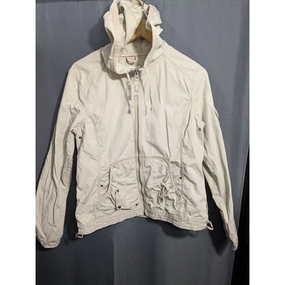 Chaqueta utilitaria Eddie Bauer Ripstop con capucha ligera beige para mujer S informal Foto 1 de 4