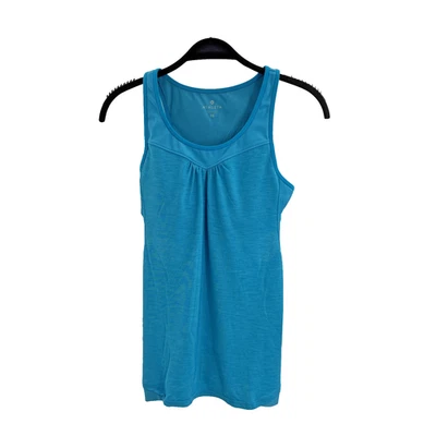 Camiseta sin mangas Athleta para mujer acanalada atlética elástica azul sin mangas activa XS Foto 1 de 4