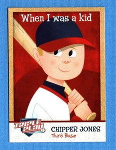 2012 Panini Triple Play #294 Chipper Jones KID Atlanta Braves - Picture 1 of 1