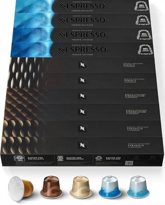 Nespresso Original Line Variety Pack Barista Creations Freddo Vaniglia 100 Pack