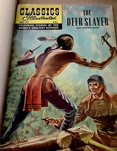 1971 Classics illustrated The deer slayer by James Cooper Comic Book - Imagen 1 de 3