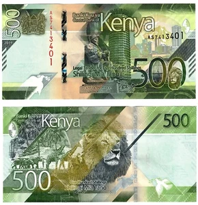 2019 Kenya 500 Schillings Banknote UNC P55 - Picture 1 of 1