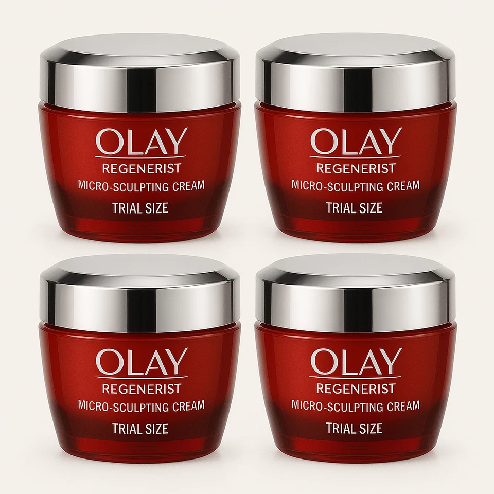 Olay Regenerist Micro-Sculpting Cream Moisturizer 0.5 oz, Pack of 4, EXP 5/25 - Image 1 of 3