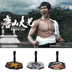 Enterbay 1/6 Action Figure Stand Tang Brother The Big Boss Bruce Lee Personalizza - Foto 1 di 29