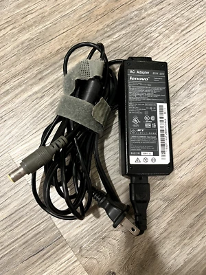 Adaptador de CA genuino OEM Lenovo 92P1160 - 65W 20V 3.25A para Lenovo Thinkpad Foto 1 de 3