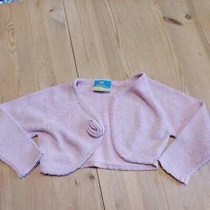 Topolino Mädchen Strickbolero Bolero Jäckchen Gr.92 pink Glitzer Top - Bild 1 von 3