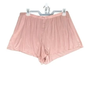 Pantalones Cortos Barefoot Dreams Para Mujer XL Luxe Leche Jersey Bebé Rosa Salón Acogedor Comodidad - Imagen 1 de 11