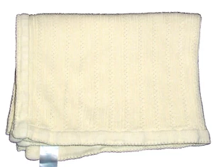 VTG Koala Baby Yellow Baby Blanket Cotton Ribbed Knit Geoffrey 2002 Toys R Us - Picture 1 of 2