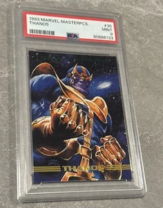 1993 Marvel Masterpieces #35 Thanos PSA 9 MINT - Picture 1 of 2