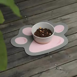 Pet Feeding Mat - Cat Dog Mat for Food and Water Bowl, Absorbent Quick Dry, Anti - Picture 1 of 18