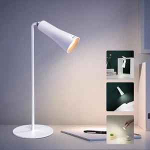 Wireless Rechargeable Desk Lamp 48 LED Magnetic Clip/Wall/Table Dimmable Light - Picture 1 of 17