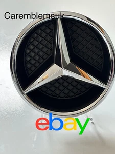 Mercedes-Benz Chrome Grille Star Emblem for 2016-2021 W213 and W238 E-Class. - Picture 1 of 9