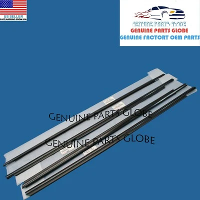 GENUINE LEXUS 04-09 RX330 RX350 RX400h OUTER FRONT REAR DOOR BELT MOLDING SET - Image 1 of 3