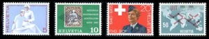Switzerland: 1965 Commemorative Set (462-465) MNH - Picture 1 of 1