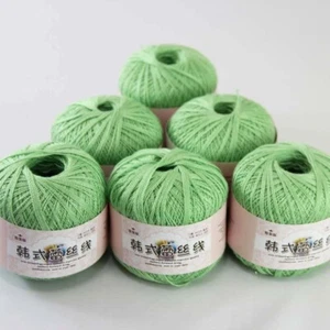 Sale New 6 Balls x 50gr Soft Cotton Thread Yarn Crochet Lace Shawl Knitting 06 - Picture 1 of 12