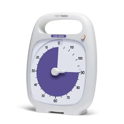 PLUS 120-Minuten Visueller Analog Timer Uhr - Optionaler Aktustischer Alarm L... - Image 1 of 4