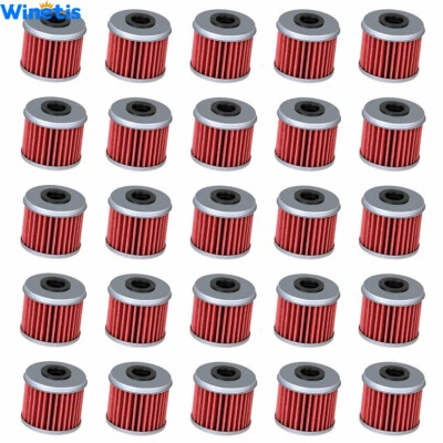 25X HF116 Oil Filters For Honda CRF150R 250R 450R CRF450X CRF150RB & Husqvarna - Image 1 of 4