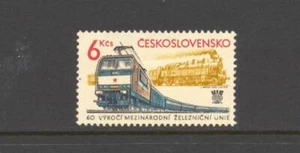 Czechoslovakia 1982 SG 2618 International Railway Union MNH - Picture 1 of 1
