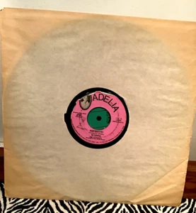 WISDOM: Nefertiti ADELIA 7" Single 45 RPM GLUED ON TO SWEET CREAM 12" - Picture 1 of 4