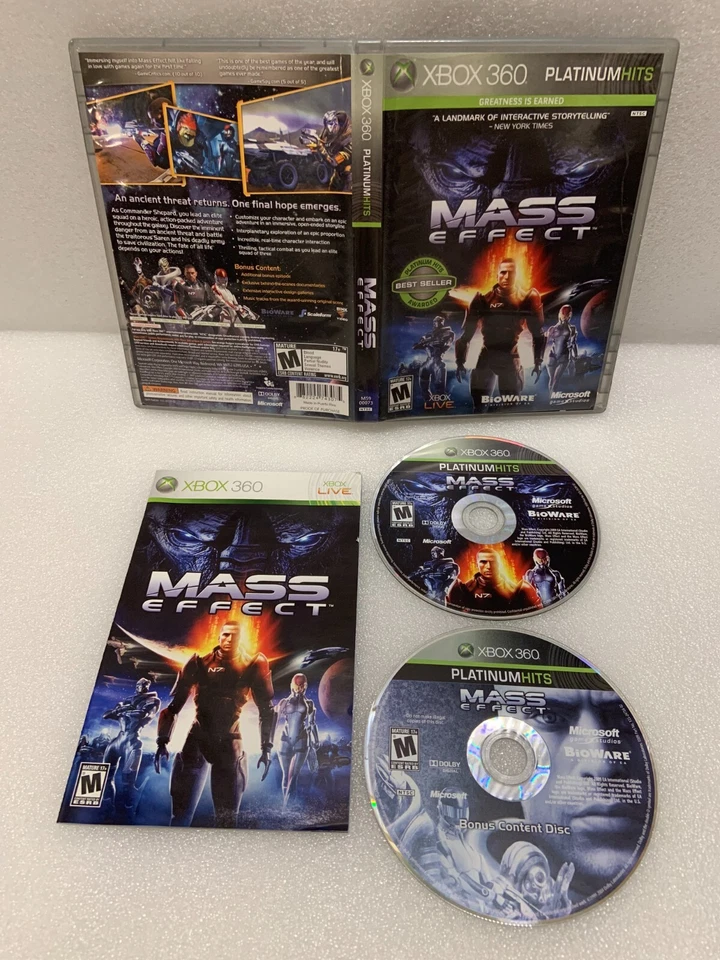 Mass Effect Platinum Hits Microsoft XBOX 360 Complete - Изображение 1 из 1