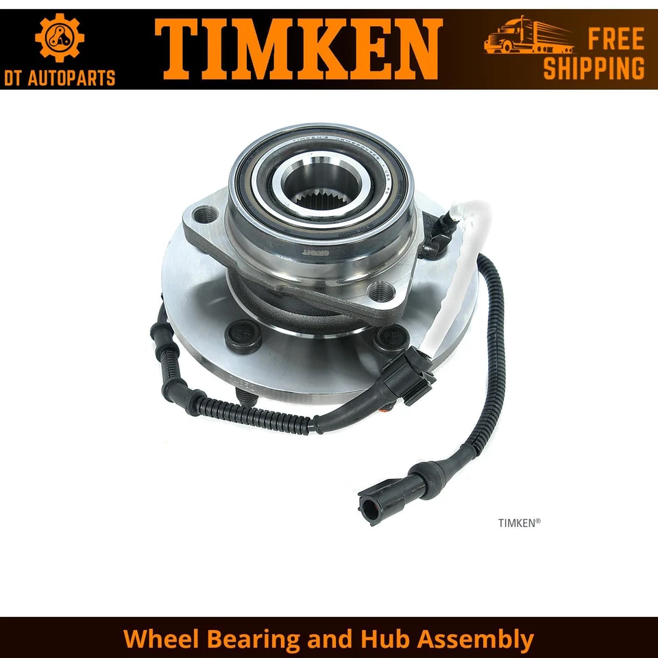 Conjunto de cojinete de rueda y buje delantero Timken para Ford Expedition 2000-2002 4x4 Foto 1 de 4