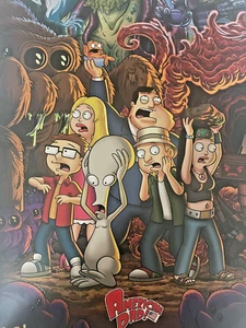 NEW SDCC Comic Con Exclusive 2023 Exclusive American Dad Hulu Promo Poster 12x18 - Picture 1 of 4