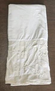 Croscill EMBROIDERED Sage Green Box Pleat QUEEN Size Dust Ruffle BED SKIRT MINT - Picture 1 of 11