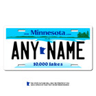 Personalized Minnesota License Plate for Bicycles, Kid