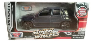 MotorMax BMW X5 E53 Sport Blue 1:43 Scale 4 Inch Diecast Model Car - Picture 1 of 2