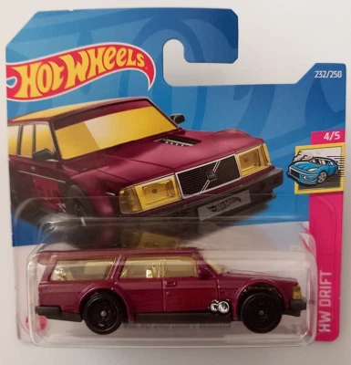 VOLVO 240 DRIFT WAGON Garnet Hot Wheels 2022 HW Drift 4/5 HCT20-M521 Mattel New - Imagen 1 de 4