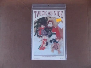 The Snowflake Bunch Uncut Pattern Twice as Nice - Picture 1 of 2