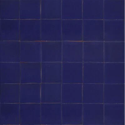 Mexican Cobalt ceramic monocolour tiles 4x4 in for wall backsplash -Azul Cobalto - Image 1 of 4