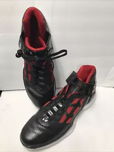 Adidas Adizero Rose 2 Black Red Preowned/ Combo with Shorts sz 15 shorts 3xL - Picture 1 of 11