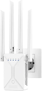 Ripetitore WiFi potente 1200Mbps Estensore WiFi Dual Band, facile installazione - Foto 1 di 3