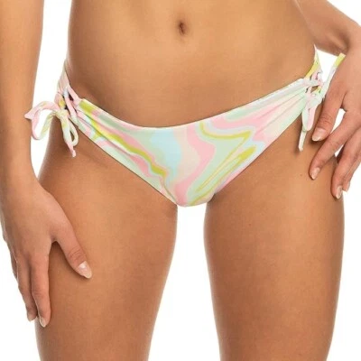 Roupa de banho feminina Roxy Tropoics Hype parte inferior hipster tamanho XS - Imagem 1 de 3