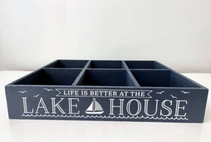Target Bullseye Playground Summer Blue Life is Better at the Lake House Crate - Picture 1 of 2