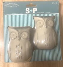 Olde Thompson Owl Salt & Pepper Shaker Set New