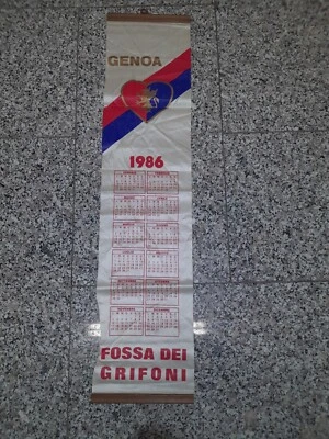 Calendario ultras Genoa calcio Fossa Dei Grifoni FDG, no sciarpa adesivo maglia - Immagine 1 di 4