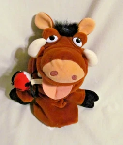 Disney The Lion King Pumba Hand Puppet Warthog Eating Ladybug Nathan Lane - Picture 1 of 2