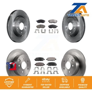 Front Rear Disc Brake Rotors And Ceramic Pads Kit For Nissan Altima K8T-101416 - Picture 1 of 9