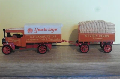 Matchbox Models Of Yesteryear Foden Steam Wagon & Trailer - Image 1 of 2