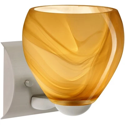 Besa Lighting 1WZ-4122HN-SN Bolla Wall Sconce Satin Nickel - Image 1 of 2