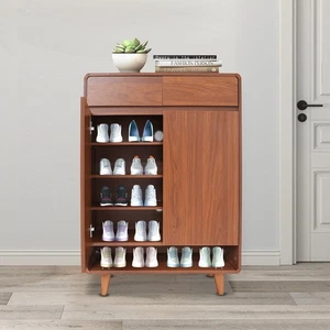 Modern Shoe Storage Cabinet Shoe Floor Storage Organizer Rack Shoes Organizer - Foto 1 di 16