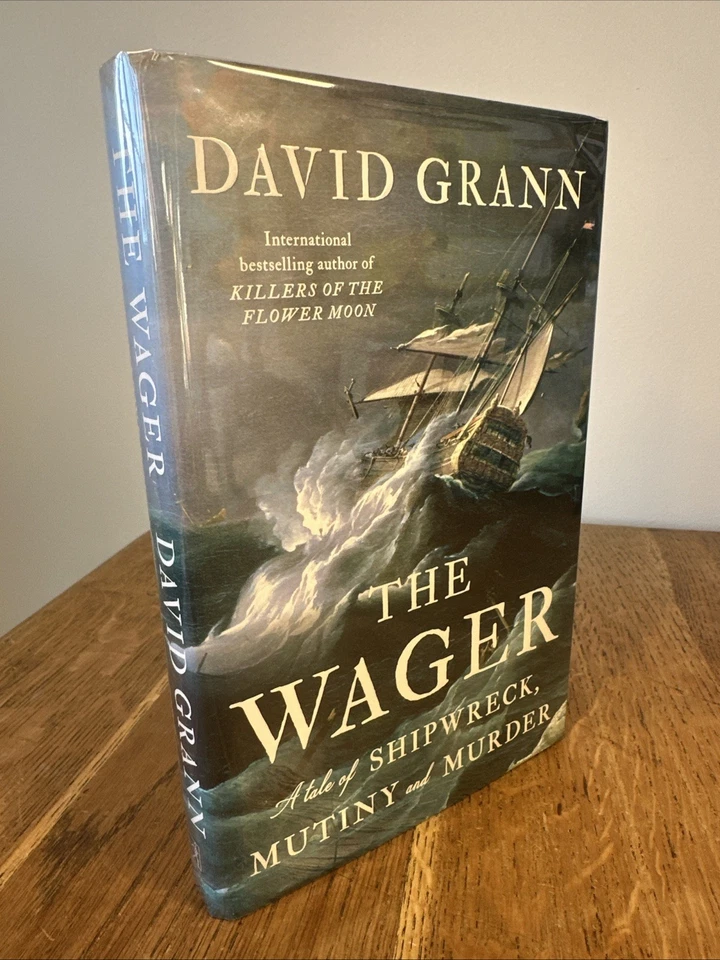 The Wager by David Grann SIGNED 2023 UK 1st/1st HB Simon & Schuster - Image 1 of 4