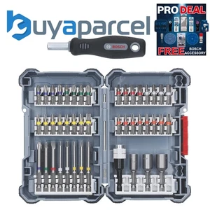 Bosch 2607017693 44 Piece Screwdriver Bit Set & Nutsetter Nut Driver Screwdriver - Picture 1 of 6