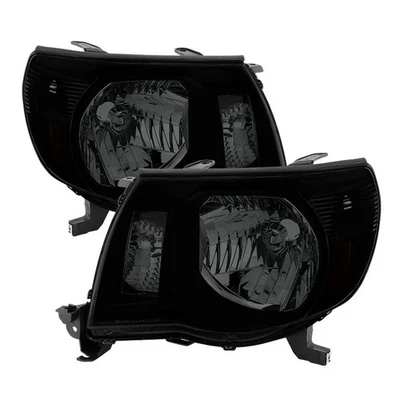 For Toyota Tacoma 05-11 Driver & Passenger Side Black/Smoke Euro Headlights Foto 1 de 4