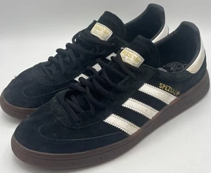 Adidas Handball Spezial - Men's Black & White Suede Trainers - UK Size 11 - Picture 1 of 9
