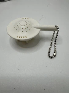 Llavero doble colador/colador de plástico blanco Tupperware - Imagen 1 de 4