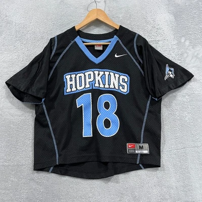 约翰霍普金斯大学蓝鸟队耐克曲棍球球衣 #18 复古缝制 Y2K — 第 1/4 张图片